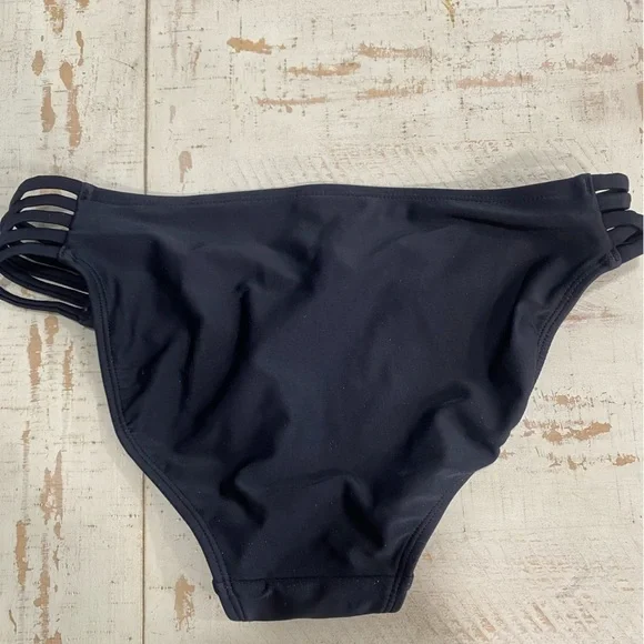 Xhilaration Black Bathing Suit Bottoms with cutouts - Picture 6 of 6